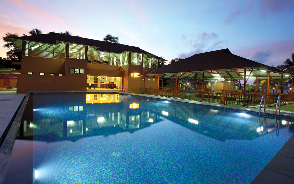 Swimming Pool Mannath Ayur Island Resort Alappuzha